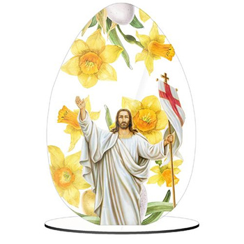 CHRISTMAS EGG STATUETTE FOR EASTER