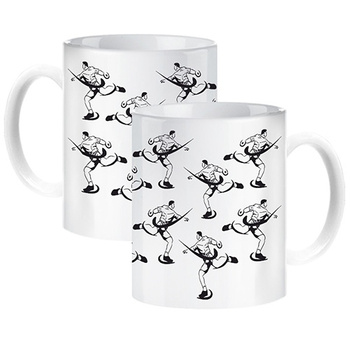 DISC THROW MUG FOR A PLAYER