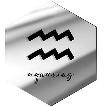  MIRROR DECORATIVE PANEL FOR THE WALL HEXAGON 