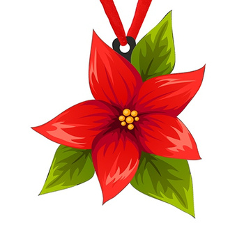 Wooden bauble for the Christmas tree