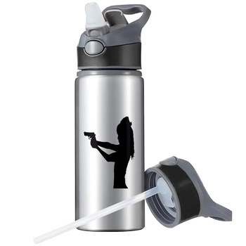 MUG SPORTS BOTTLE WATER BOTTLE WITH STRAW WITH HANDLE SURVIVAL 