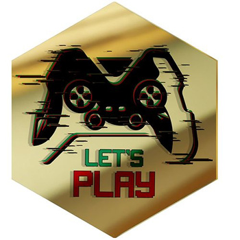  MIRROR DECORATIVE PANEL FOR THE WALL HEXAGON 