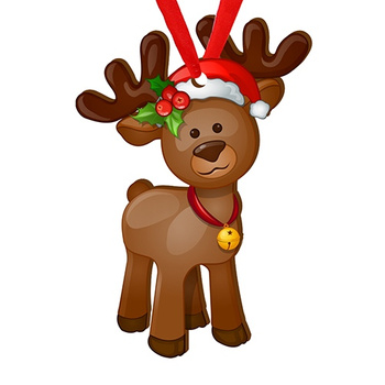 Wooden bauble for the Christmas tree