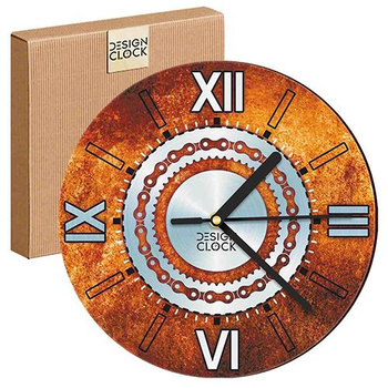 WALL CLOCK WOODEN IRON