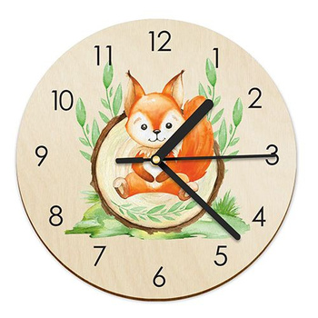 WOODEN WALL CLOCK FOR CHILDREN