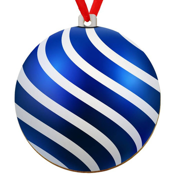 Wooden bauble for the Christmas tree