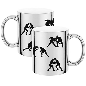 MUG FOR A WRESTLING PLAYER