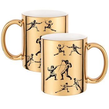 MUG FOR A FENCERS FENCING