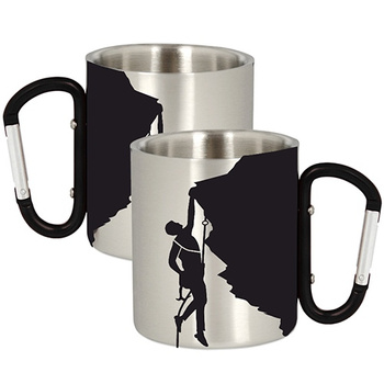 METAL MUG FOR CLIMBERS SPORT CLIMBING