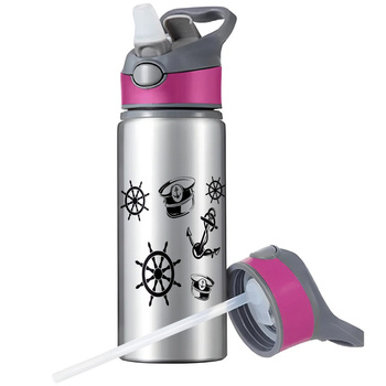 MUG SPORTS BOTTLE WATER BOTTLE WITH STRAW WITH HANDLE SURVIVAL 