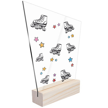 Sports statuette roller skating for a roller skater