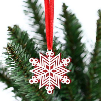 Acrylic bauble for the Christmas tree