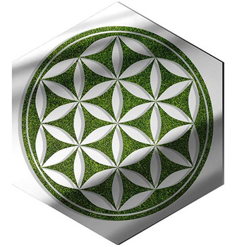  MIRROR DECORATIVE PANEL FOR THE WALL HEXAGON 