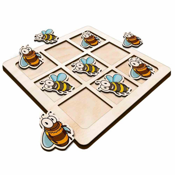 TIC TACK TOE GAME BEE AND WASP
