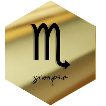  MIRROR DECORATIVE PANEL FOR THE WALL HEXAGON 