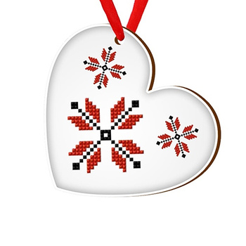 Wooden bauble for the Christmas tree