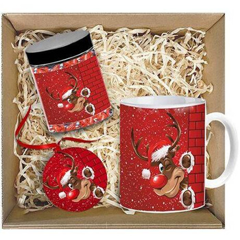 BASKET GIFT SET FOR SANTA'S DAY CHRISTMAS GIFT CHRISTMAS TREE CHRISTMAS BOX
