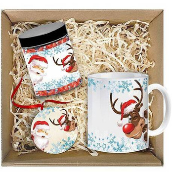 BASKET GIFT SET FOR SANTA'S DAY CHRISTMAS GIFT CHRISTMAS TREE CHRISTMAS BOX