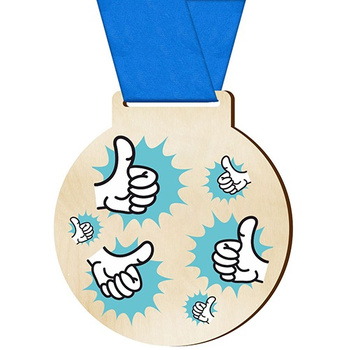 Medal award for exemplary behavior for a student for activity