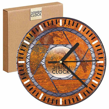 WALL CLOCK WOODEN IRON