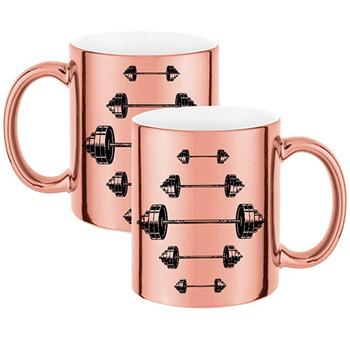 WEIGHT LIFTING MUG FOR A COMPETITOR