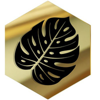  MIRROR DECORATIVE PANEL FOR THE WALL HEXAGON 