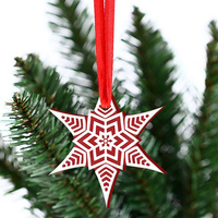 Acrylic bauble for the Christmas tree