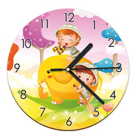 WOODEN WALL CLOCK FOR CHILDREN