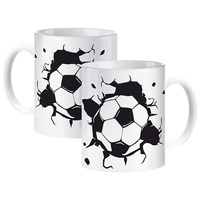 Football sports mug for a footballer