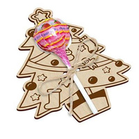 SANTA'S GIFT SANTA CHRISTMAS TREE FOR A LOLLY