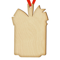 Wooden bauble for the Christmas tree