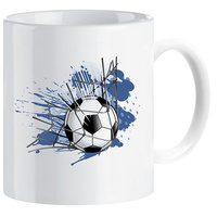 Football sports mug for a footballer