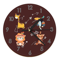 WOODEN WALL CLOCK FOR CHILDREN