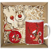 BASKET GIFT SET FOR SANTA'S DAY CHRISTMAS GIFT CHRISTMAS TREE CHRISTMAS BOX