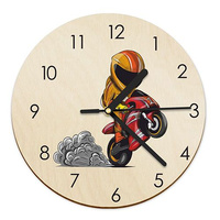 WOODEN WALL CLOCK FOR CHILDREN