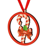 Wooden bauble for the Christmas tree