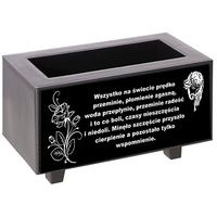 FLOWER POT FOR GRAVE ALL SAINTS CEMETERY HEART CROSS CANDLE