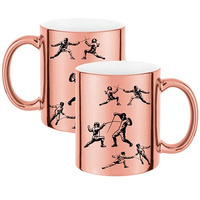 Fencing mug for a fencer