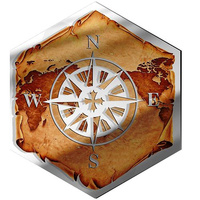  MIRROR DECORATIVE PANEL FOR THE WALL HEXAGON 