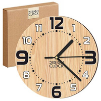 WALL CLOCK, WOODEN LOFT, MODERN