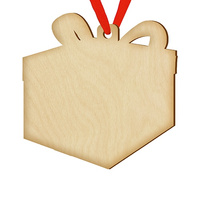 Wooden bauble for the Christmas tree