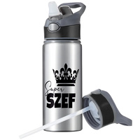 MUG SPORTS BOTTLE WATER BOTTLE WITH STRAW WITH HANDLE SURVIVAL 