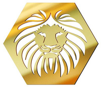  MIRROR DECORATIVE PANEL FOR THE WALL HEXAGON 