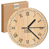 WALL CLOCK, WOODEN LOFT, MODERN