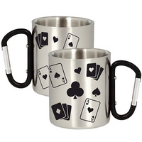 METAL MUG FOR A SPORTS BRIDGE PLAYER