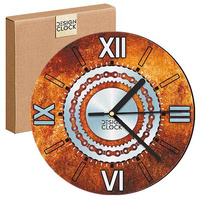 WALL CLOCK WOODEN IRON