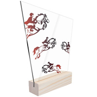 Sports statuette equestrian for the rider