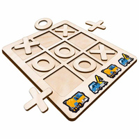 TIC TACK TOE GAME CONCRETE MIXER AND CRANE