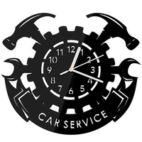 WALL CLOCK EFFECT OF MECHANIC'S TOOLS