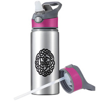 MUG SPORTS BOTTLE WATER BOTTLE WITH STRAW WITH HANDLE SURVIVAL 